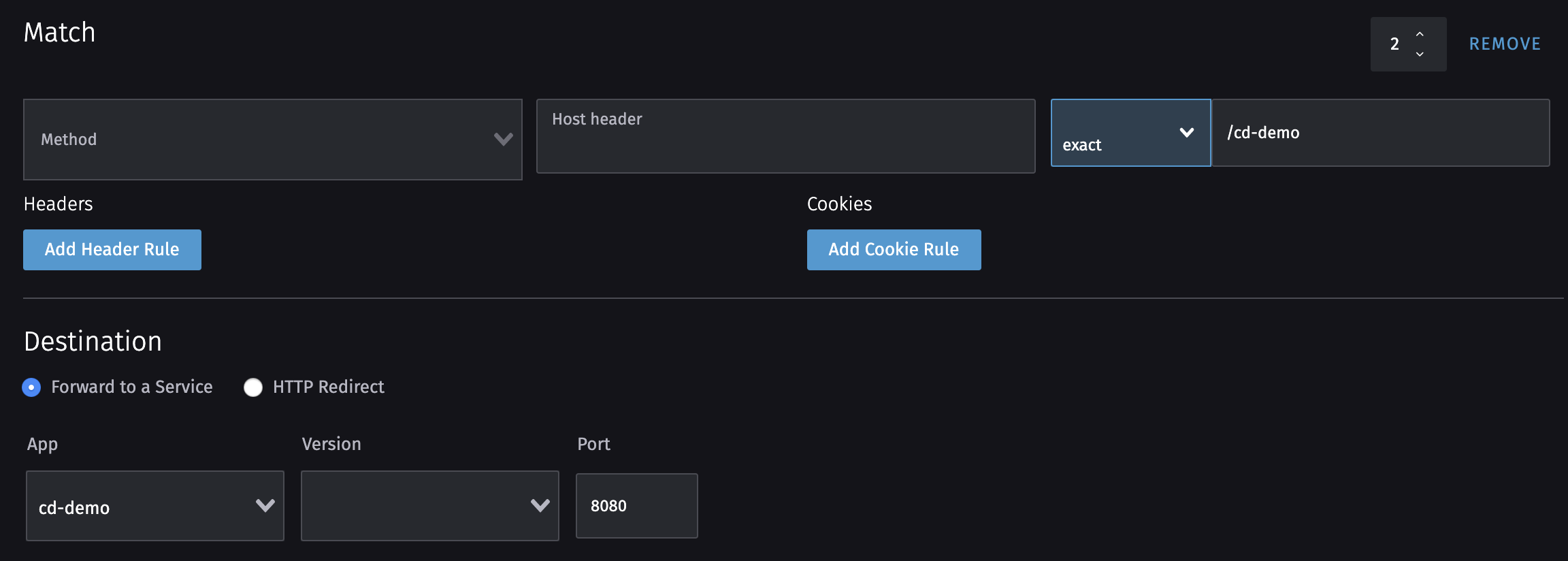 router list